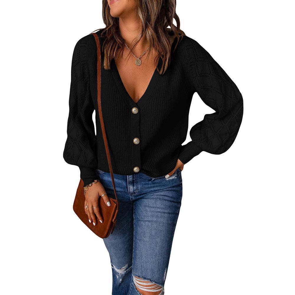 Lune London V neck women’s vest with balloon sleeves