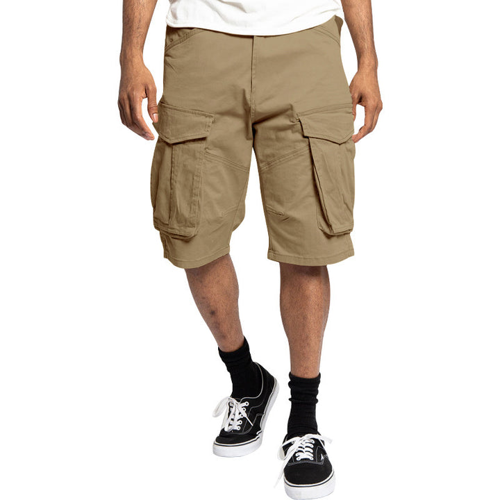 Men's cargo shorts with practical side pockets and robust design Lune London