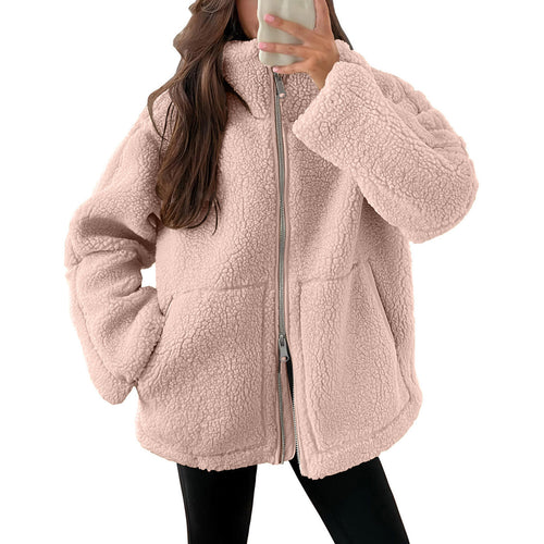 Ladies soft outdoor fleece jacket Amarae