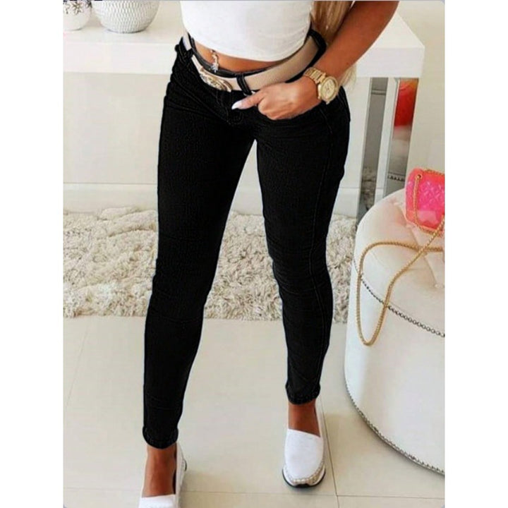 Women's Sculpting Skinny Jeans with Mid-High Waist and Super Stretch Fit Amarae