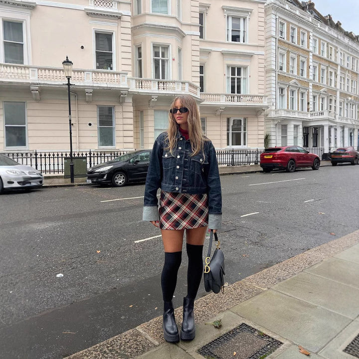 Wide denim pants for women Lune London