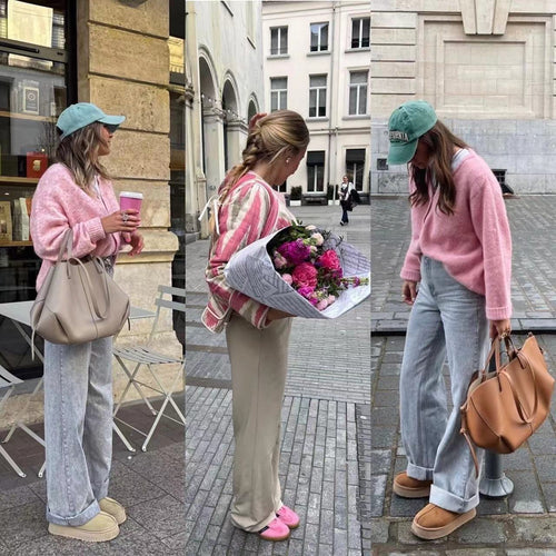 Veste matelassée élégante pour femmes avec motif floral Chic & Stil