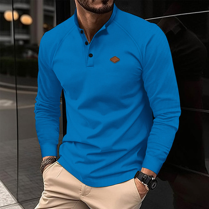 Men's long sleeve shirt with a trendy design and practical details Lune London