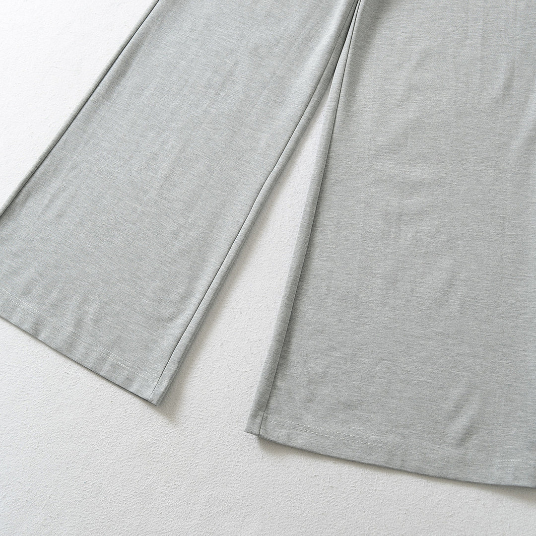Women High-Waisted Culotte Pants with Wide Leg and Tie Belt Amarae