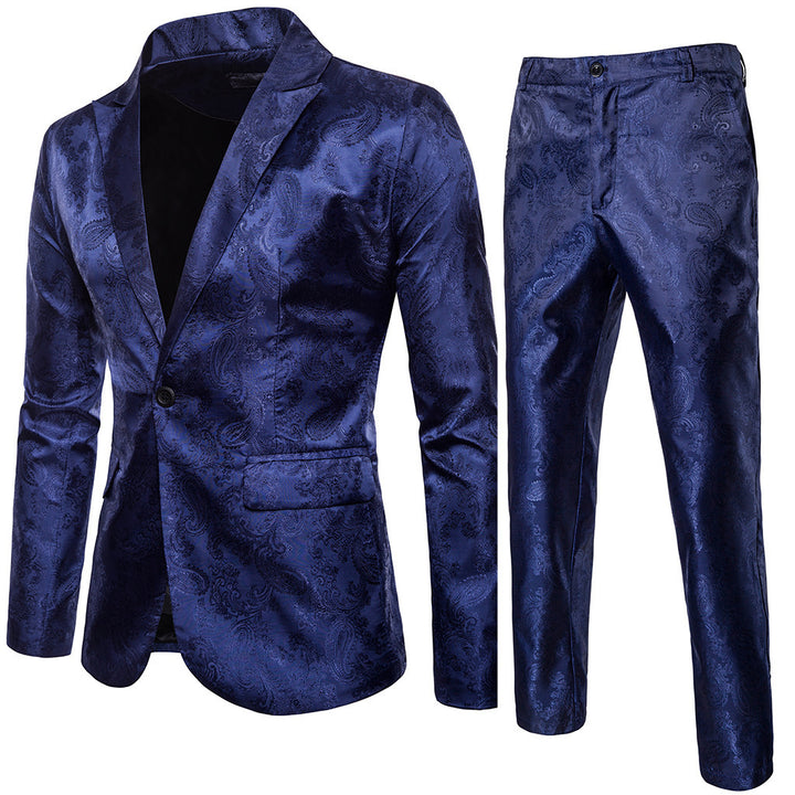 Elegant suit set for men with a fine paisley pattern Lune London