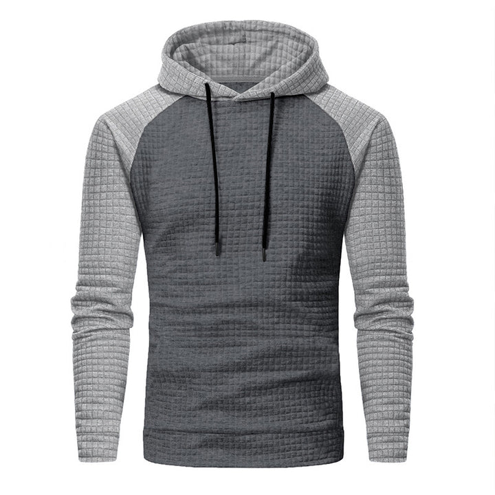 Men's hoodie with textured design Amarae