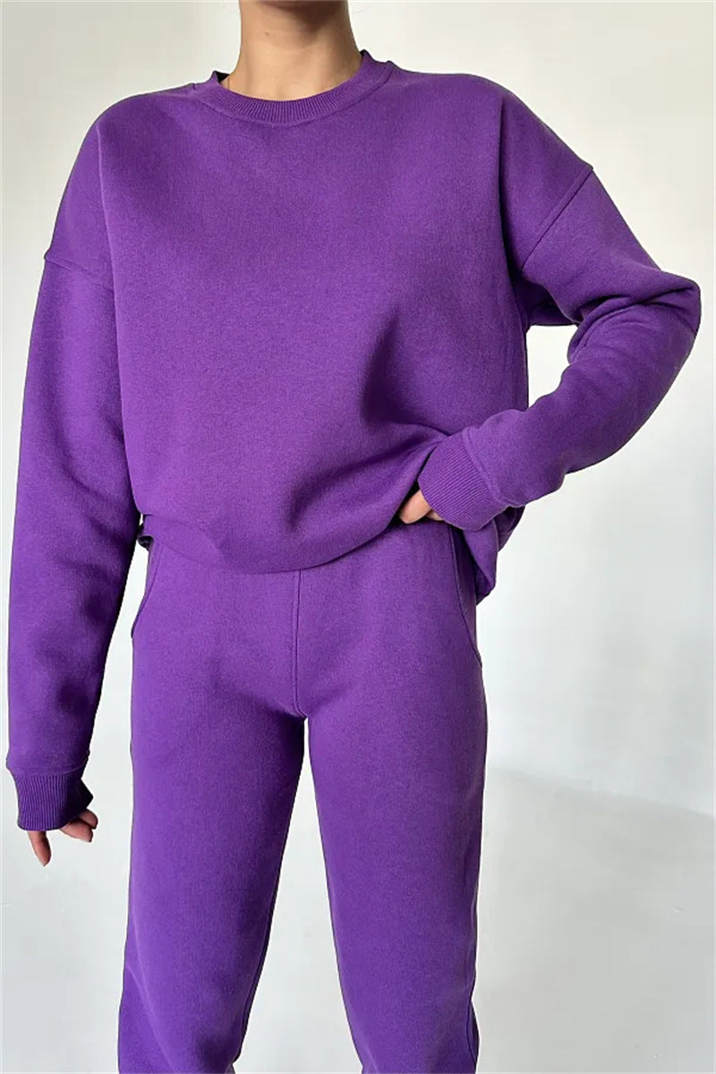 Amarae Comfortable Fleece Jogging Set for Women