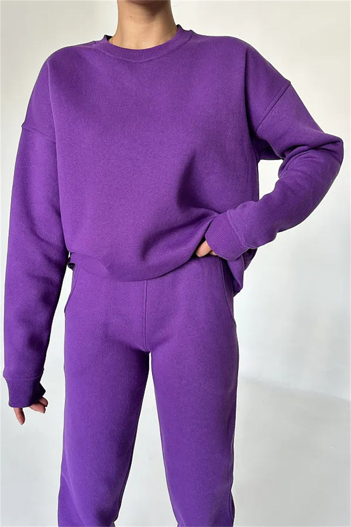 Amarae Comfortable Fleece Jogging Set for Women