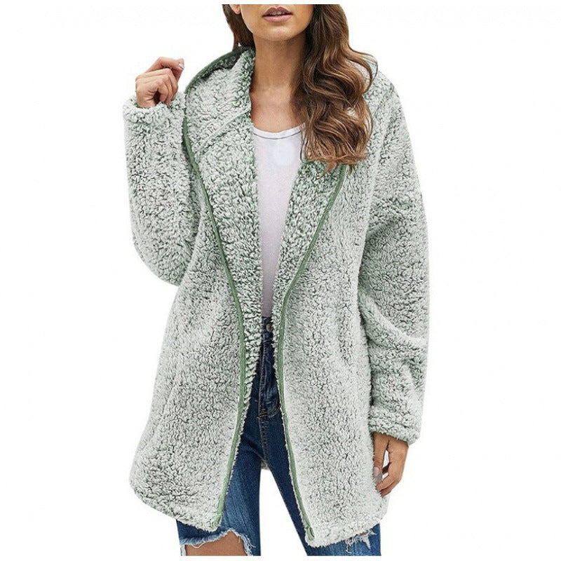 Women's Cozy Fleece Jacket with A Loose Fit and High-Quality Craftsmanship Lune London