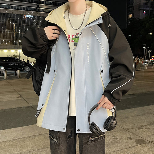 Men's transition jacket with adjustable hood and functional pockets Amarae
