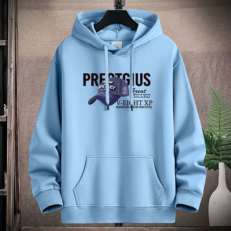 Women's Hooded Sweatshirt with Creative Graphic Design and Practical Kangaroo Pockets Chic & Stil