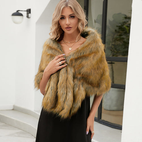 Ladies Luxurious Faux Fur Scarf Amarae