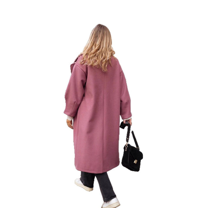 Plus size long coat for ladies Lune London