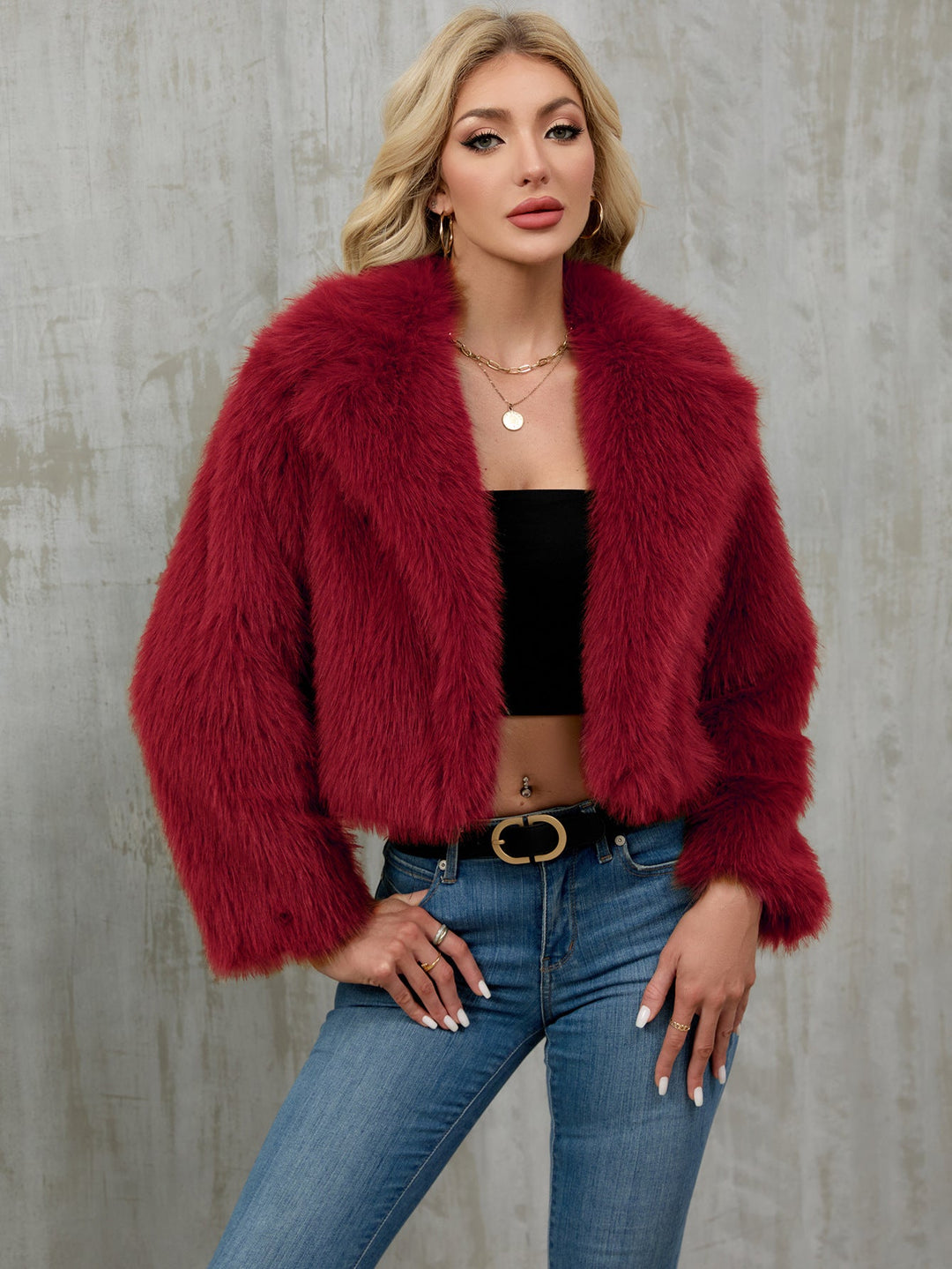 Women's Elegant Faux Fur Bolero Lune London