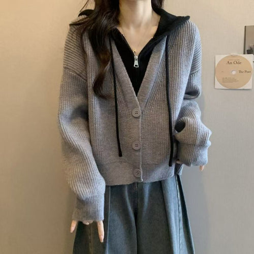 Veste enveloppante élégante pour femmes avec capuche Chic & Stil