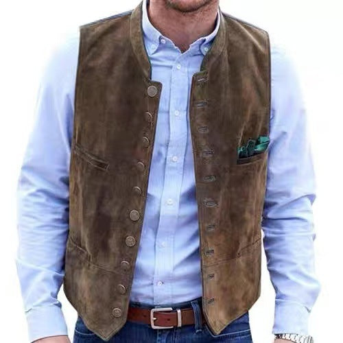 Elegant suede jacket for men Amarae