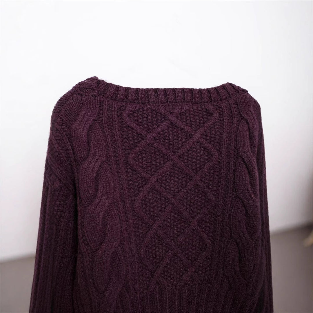 Ladies thick knit sweater Lune London