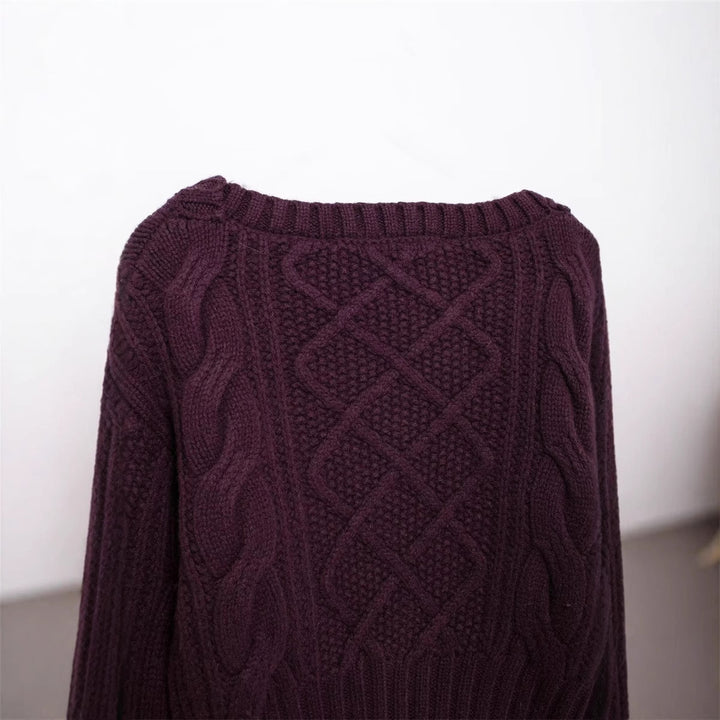 Ladies thick knit sweater Lune London
