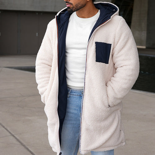 Reversible winter jacket for men with soft lining Amarae