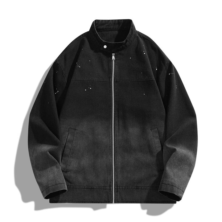 Fashionable men's transition jacket with practical pockets and stylish hood system Lune London