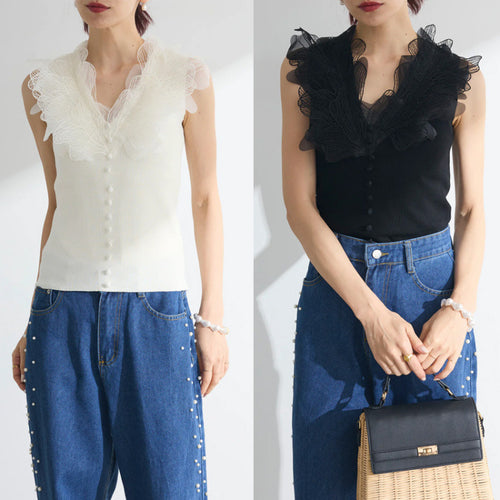 Amarae Elegant Button Blouse for Women