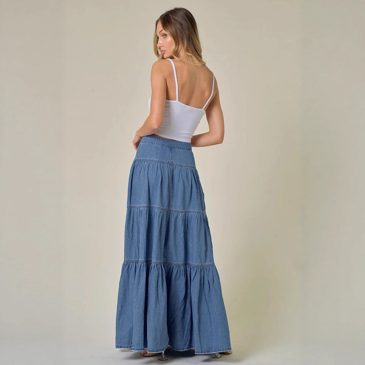 Women airy denim dress Lune London
