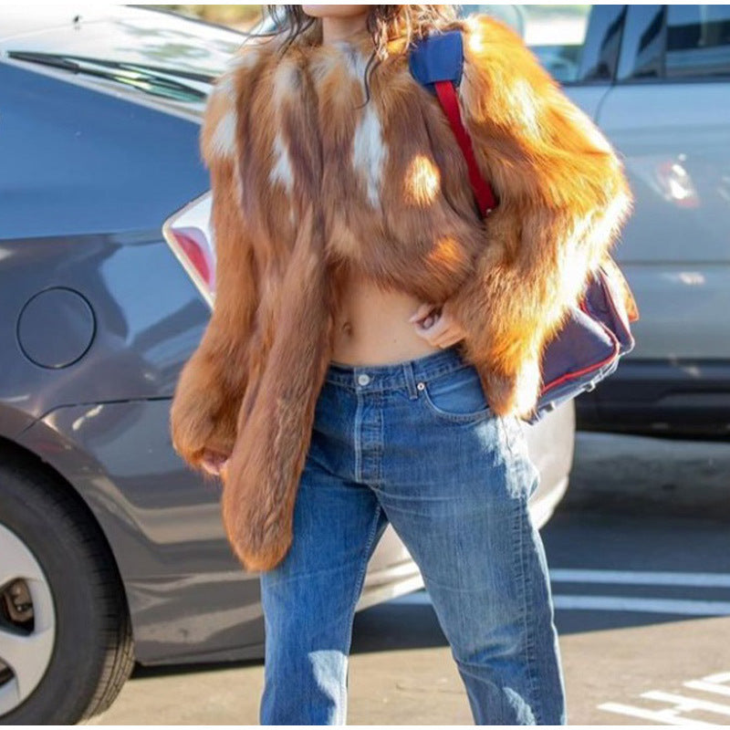 Ladies Amarae Faux Fur Jacket