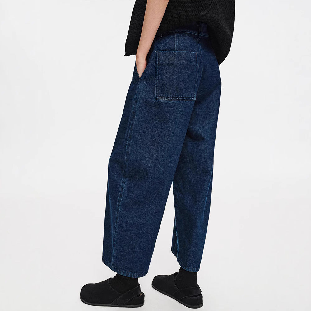 Jeans larges pour femmes à taille haute Chic & Stil