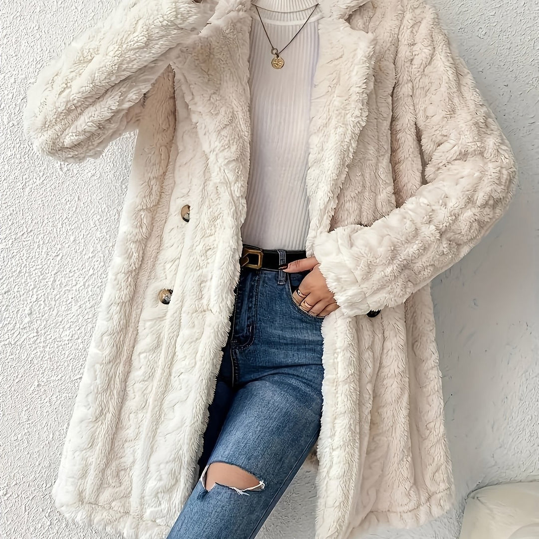 Ladies cozy fleece jacket with Amarae structure
