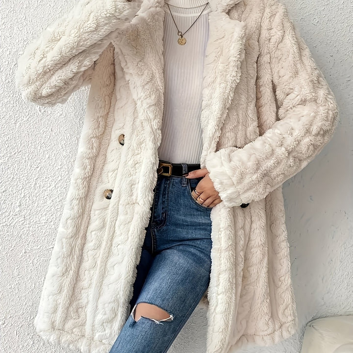 Ladies cozy fleece jacket with Amarae structure