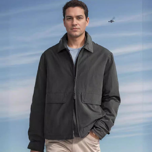 Casual jacket for men with practical pockets and modern cut Amarae