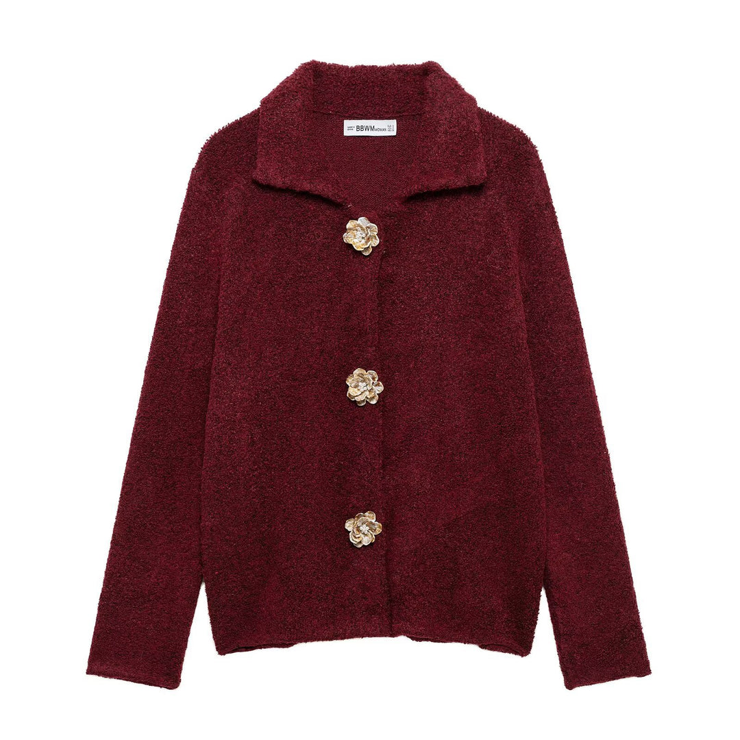 Chef jacket for women with decorative button details Lune London