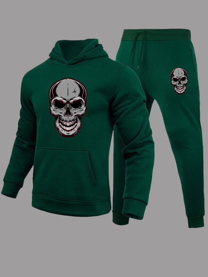 Women's hoodie jumpsuit with striking skull design Lune London