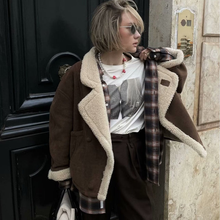 Oversized wool coat for women Lune London