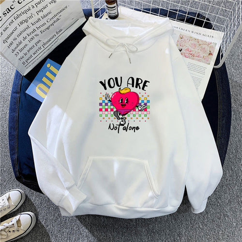 Women's hoodie with funny heart design Chic & Stil