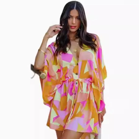 Floral Print Button Dress Amarae for Women