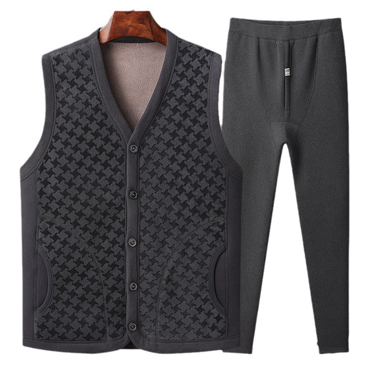 Women thermal insulated vest with textured design Lune London