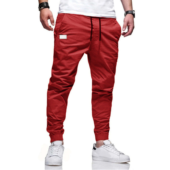 Men's Casual Cargo Pants with Tapered Cut and Practical Pockets Lune London