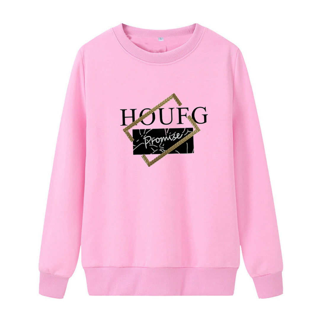 Women's casual sweatshirt with modern graphic print Chic & Stil