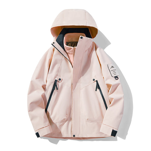 Unisex Waterproof, Breathable Hardshell Outdoor Jacket with Hood Amarae