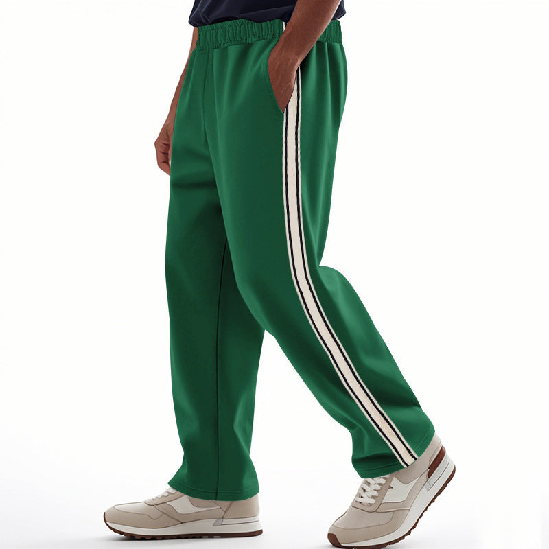 Men's sporty leisure pants with contrasting stripes on the sides Lune London