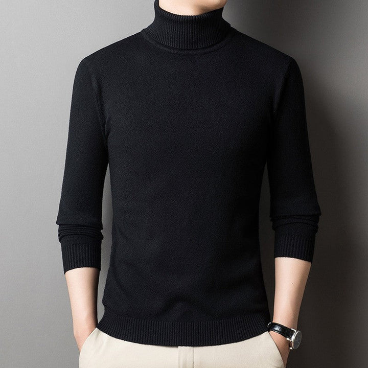 Lune London | Men's fitted sweater with turtleneck