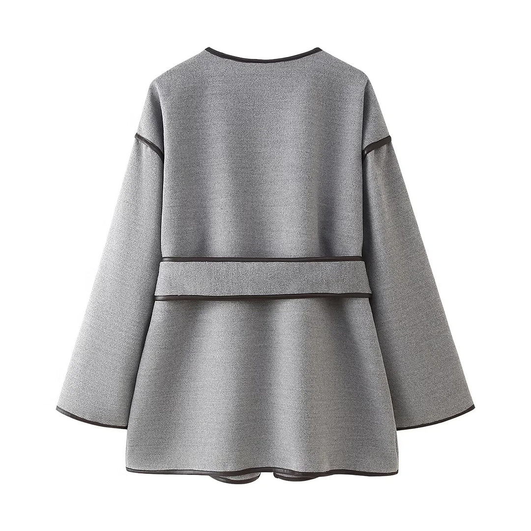 Ladies elegant tie jacket with practical pockets Lune London