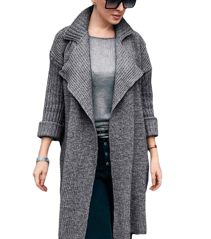 Lune London oversized knit coat for women