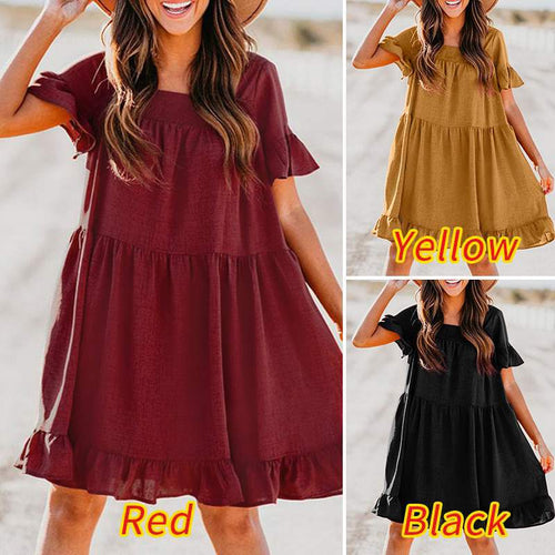 Amarae tiered ruffle dress for women