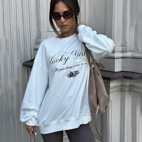 Casual sweatshirt for women with elegant inscription Amarae