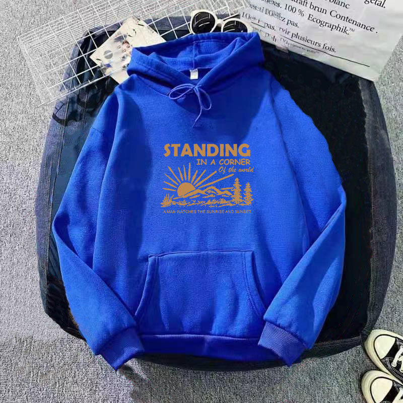 Women's hoodie with inspiring landscape design Chic & Stil