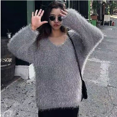 Femme Pull Fluffy Chic & Stil