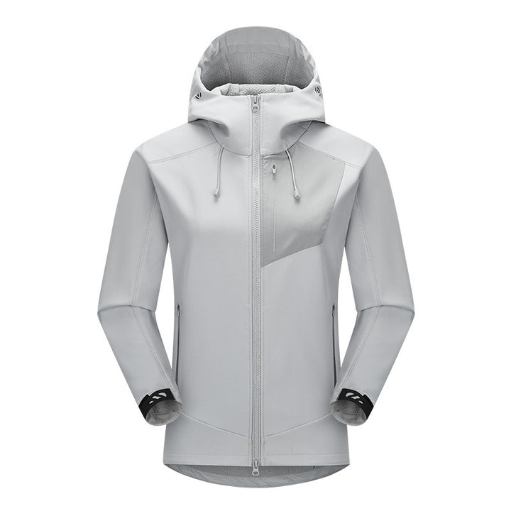 Men's Softshell Trekking Jacket with Hood breathable windproof stretch Amarae