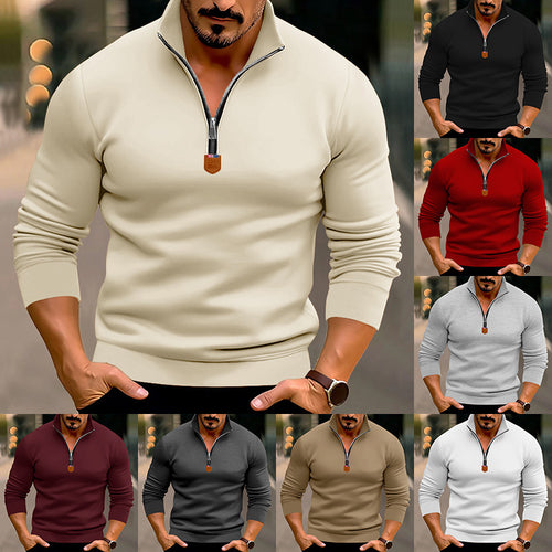 Men's Sweatshirt with modern zip closure Amarae